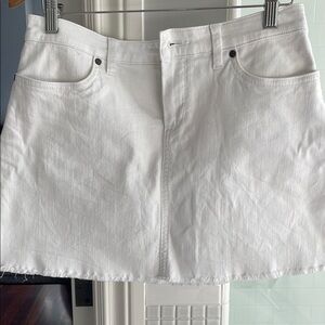 Carve Designs White Mini Skirt